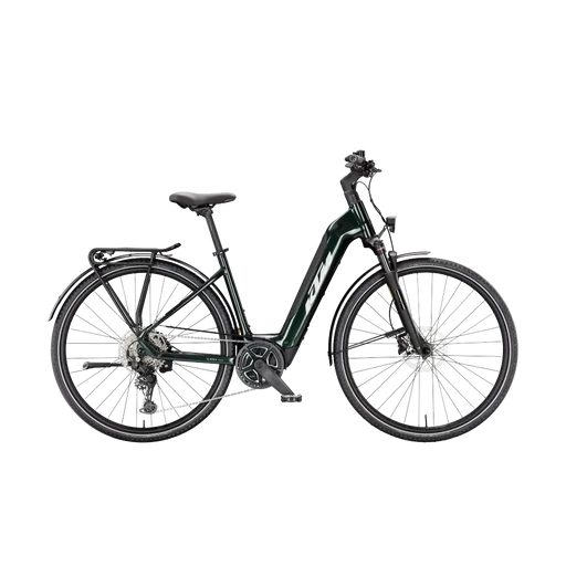 KTM MACINA SPORT SX 20 UNISEX Elektromos trekking- túra kerékpár - SMARAGD BLACK - több méretben