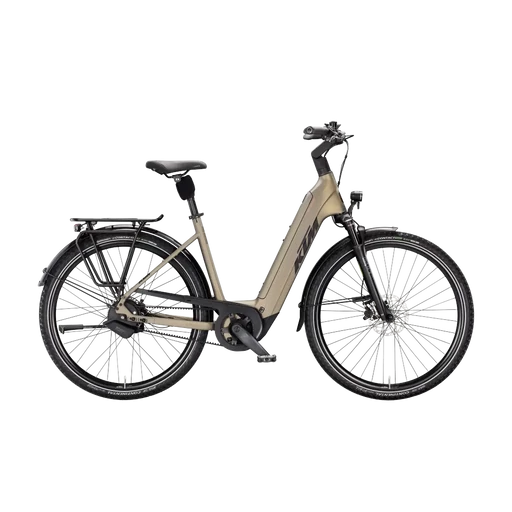 KTM MACINA CITY 810 BELT UNISEX Elektromos városi kerékpár - OLIVE PEARL MATT - több méretben