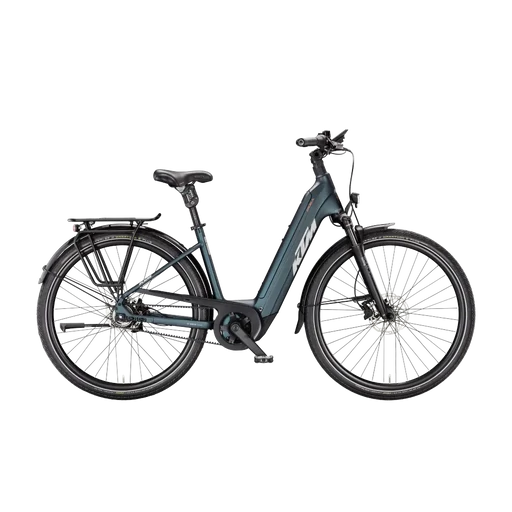 KTM MACINA CITY 820 XL BELT UNISEX Elektromos városi kerékpár - DARK SEA MATT - több méretben