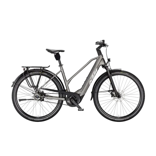 KTM MACINA CITY PX 830 BELT NŐI Elektromos városi kerékpár - MACHINE GREY MATT - több méretben