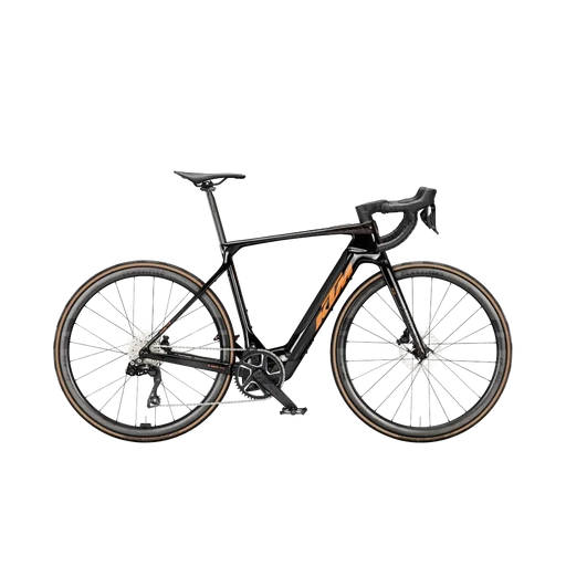 KTM MACINA REVELATOR SX PRIME Di2 FÉRFI Elektromos országúti kerékpár - CARBON+ORANGE FLAKES - több méretben