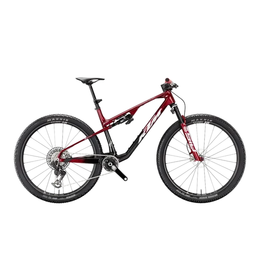 KTM SCARP EXONIC FÉRFI Összteleszkópos MTB kerékpár - CARBON CRYSTAL RED - több méretben