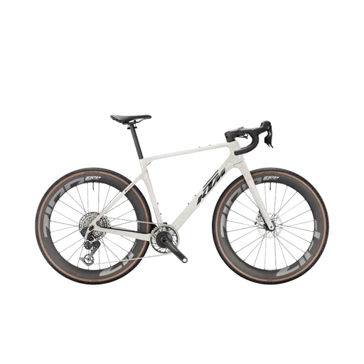 KTM GRAVELATOR EXONIC FÉRFI Gravel kerékpár - ORANGE-STAINED WHITE - több méretben