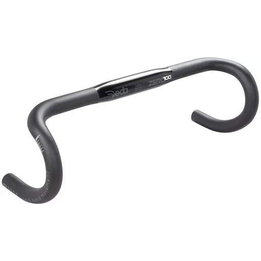 ZERO100 RHM kormány 40 cm Black on Black (BOB), Alloy 7075, w/Di2 holes