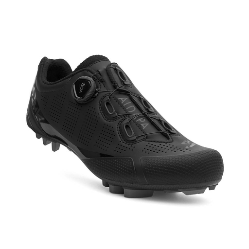 Spiuk Aldapa MTB kerékpáros cipő Carbon Unisex, matt fekete Méret: 42
