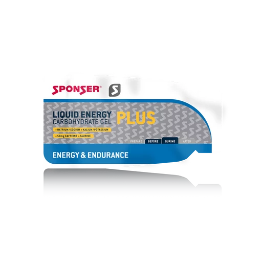 Sponser Liquid Energy Plus koffeines gél, 35g