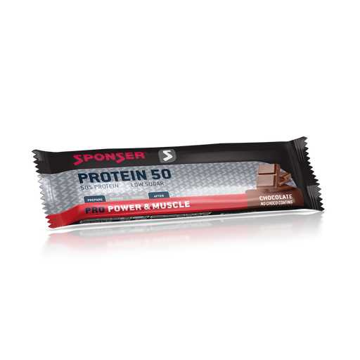 Sponser Protein 50 fehérjeszelet 70g, csokoládé