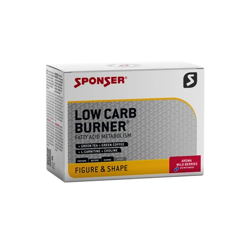 Sponser Low Carb Burner zsírégető sportital, erdei gyümölcs
