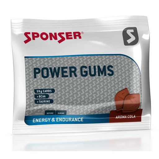 Sponser Power Gums gumicukor koffeinmentes 75g, Cola