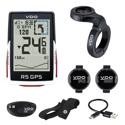 VDO R5 GPS Szett (pedálfordulat,pulzus,sebesség szenzor)