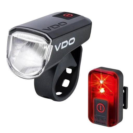 VDO M30 ECO Light lámpaszett (új, villogó hátsó lámpával)