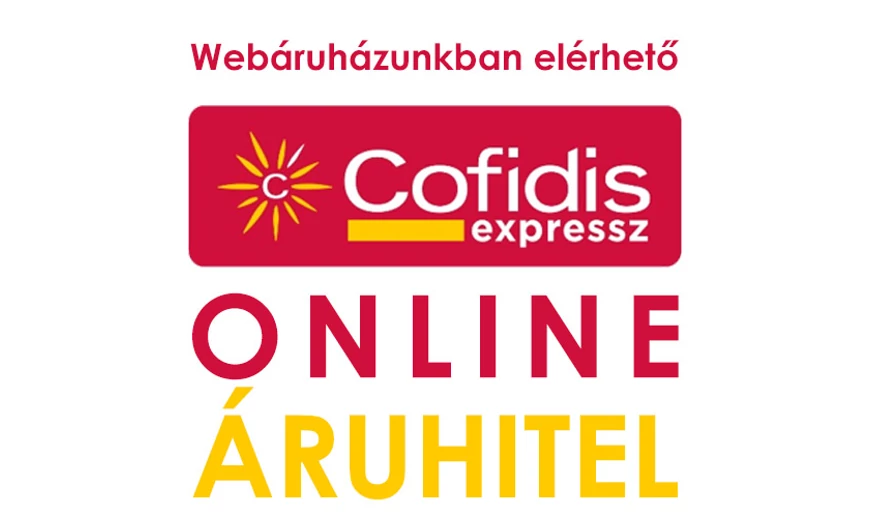 Elérhető a COFIDIS  Online Áruhitel
